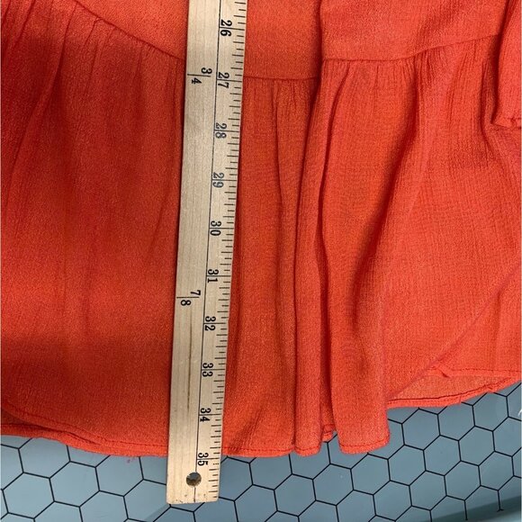 Free People Gentle Dreamer Dress Womens S Burnt Orange Open Back Lined Boho - Picture 9 of 16